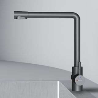 Смеситель для кухни Am.Pm X-Joy S F85B05722 с каналом для питьевой воды чёрный